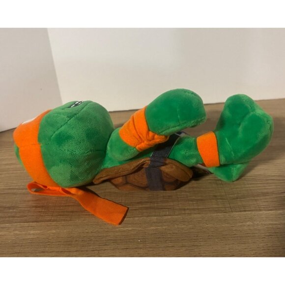 Teenage Mutant Ninja Turtles Mutant Mayhem Michelangelo Plush Toy 9 Inch - Picture 9 of 9